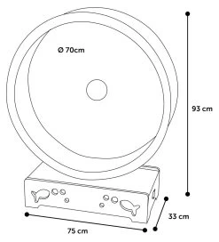 Roue D'exercice Eksi Pour Chat - Flamingo -Fournitures Pour Animaux roue d exercice eksi pour chat flamingo 2