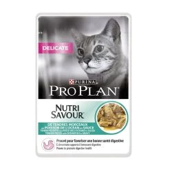Sachets Nutrisavour "Delicate" Au Poisson 24 X 85 G - Purina Pro Plan