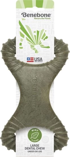 Stick à Mâcher "Dental Chew" Menthe - Benebone -Fournitures Pour Animaux stick a macher dental chew menthe benebone 4