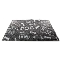 Tapis Anti-dérapant "Dog Gris/blanc" - Martin Sellier