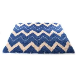 Tapis Anti-dérapant "Ethnic Bleu/beige" - Martin Sellier