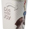 Verseuse à Croquettes "Dog With Joy' Chien 50 Litres - Rotho Mypet -Fournitures Pour Animaux verseuse a croquettes dog with joy chien 50 litres rotho mypet