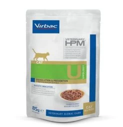 Vet HPM Wet Cat Urology Dissolution & Prévention (12 X 85 G) - Virbac